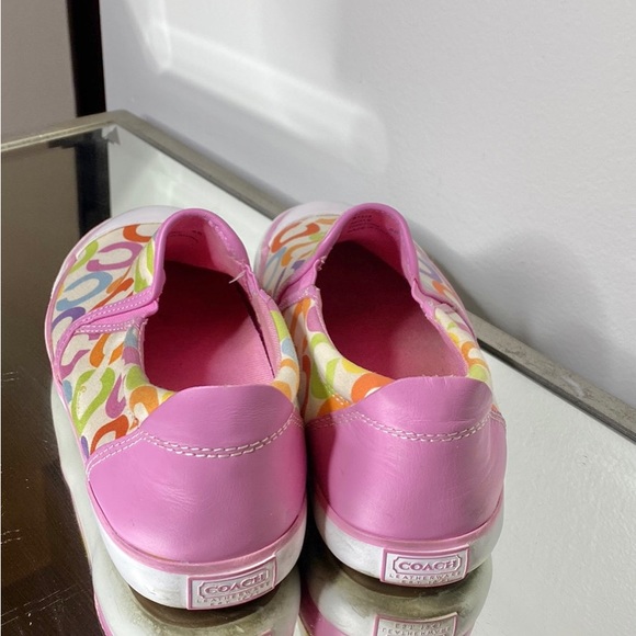 Authentic Coach slid on sneakers size 6 - Picture 3 of 6